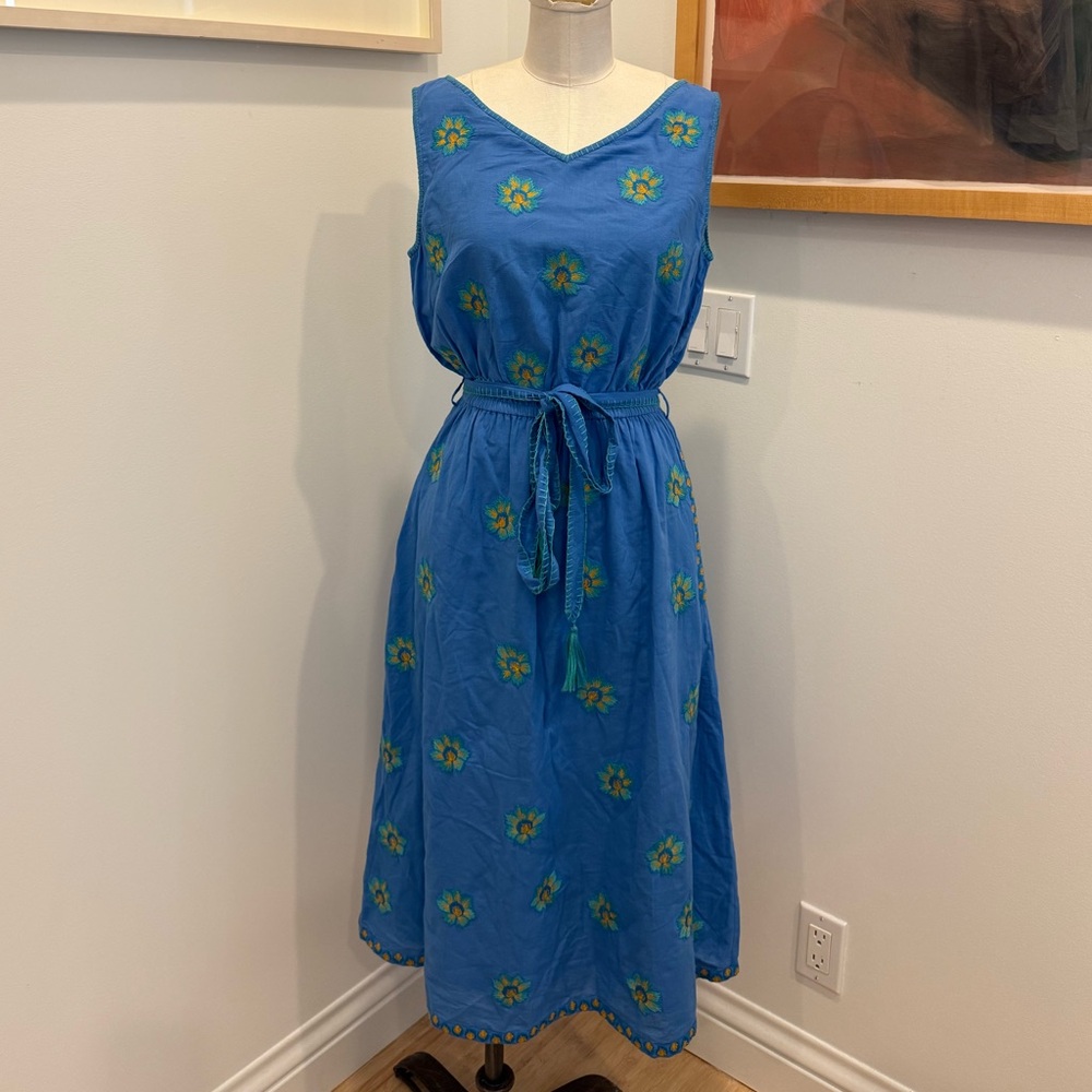 nimo with love flower embroidered dress